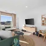 Penthouse On River With Garage And Patio, Walk Downtown Apartment