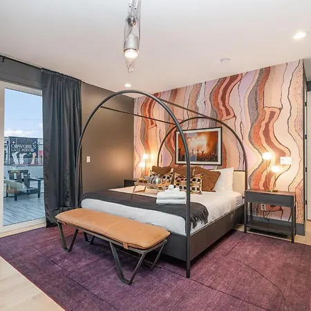 Luxe-high Note-rooftop Hot Tub-3 Mins To Broadway Nashville