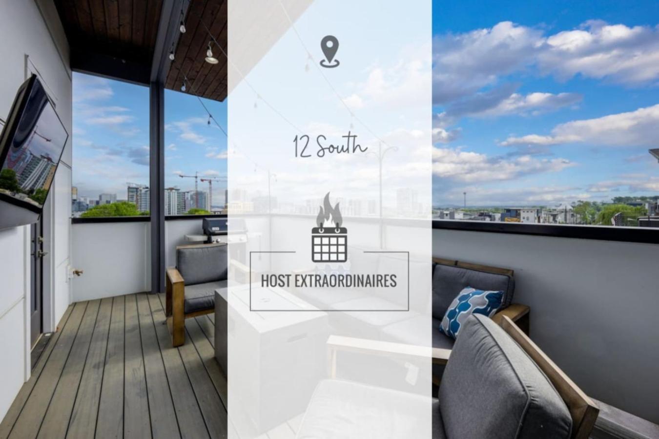 Blue Dreams 4 Bedroom 4.5 Bath With Rooftop Lounge Nashville