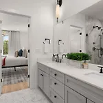 The Americana Abode Rooftop Hot Tub Game Holiday home