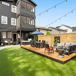 Sophisticated Sanctuary Hot Tub Outdoor Haven