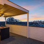 Ultimate Rooftop Double Games Bbq Skyline Views *