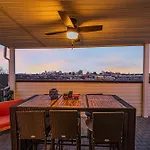 Ultimate Rooftop Double Games Bbq Skyline Views *