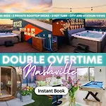 Twin Homes Rooftop Deck Hot Tub Outdoor Kitchen Nashville