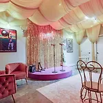 Glam Bachelorette Stage & Neon Vibes Holiday home