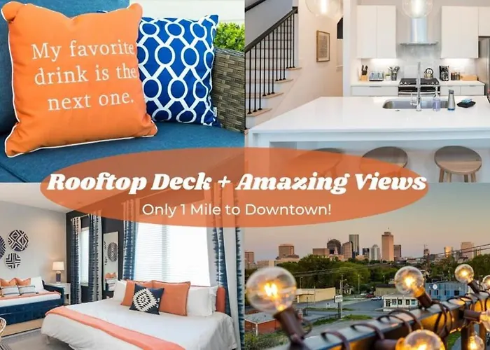 1 5 Miles To Broadway Rooftop Deck W City Views