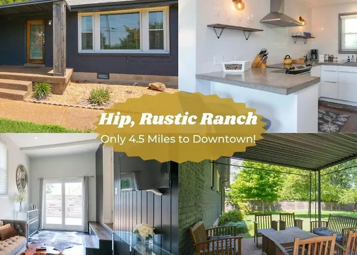 Hip Rustic Ranch Style Home In East Nashville