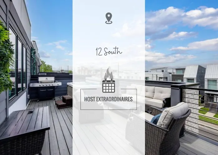Urban Elegance Rooftop Lounge With Hot Tub