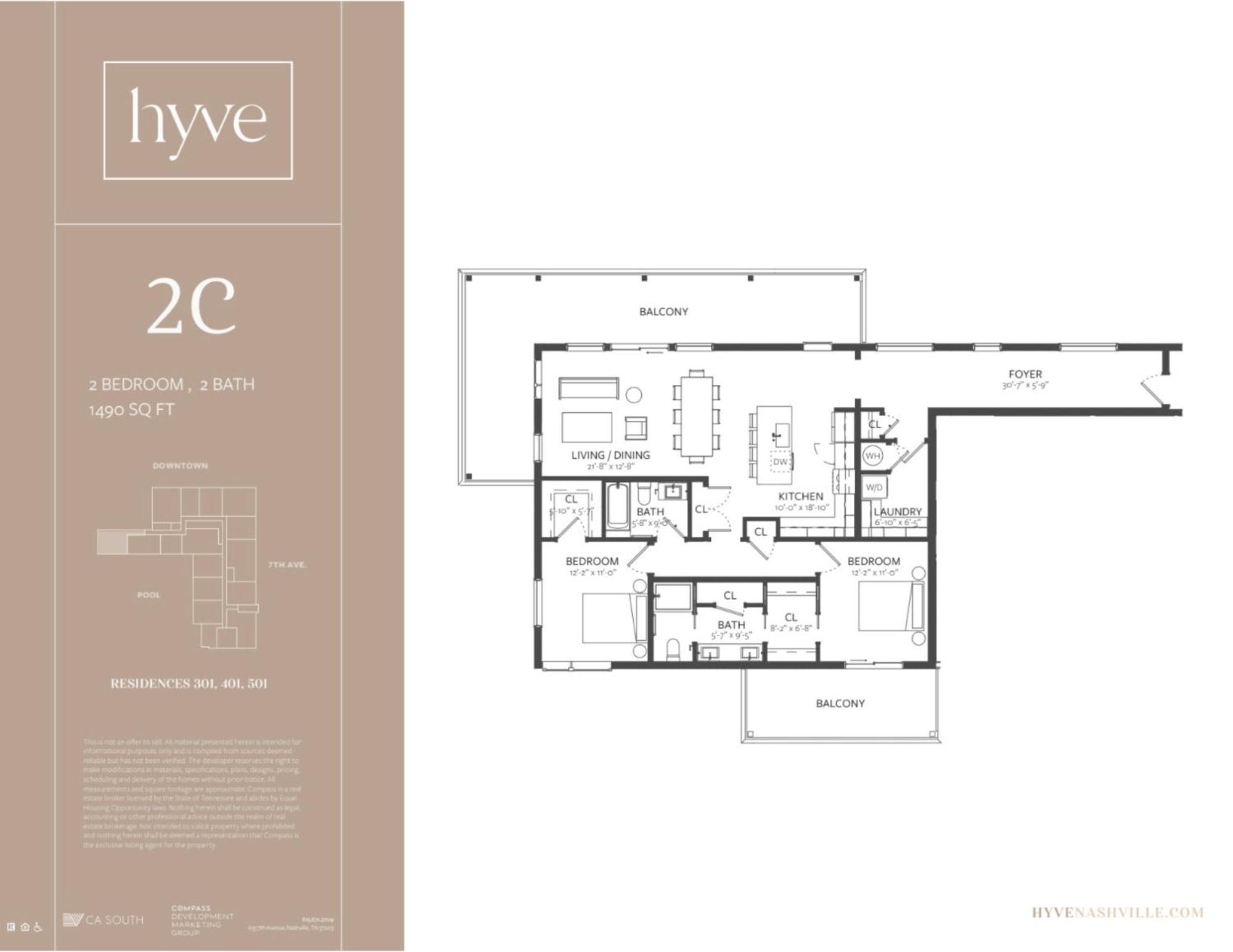 Huge Downtown Corner Unit- Pool-gym-walk 2 Broadway Aparthotel 4*