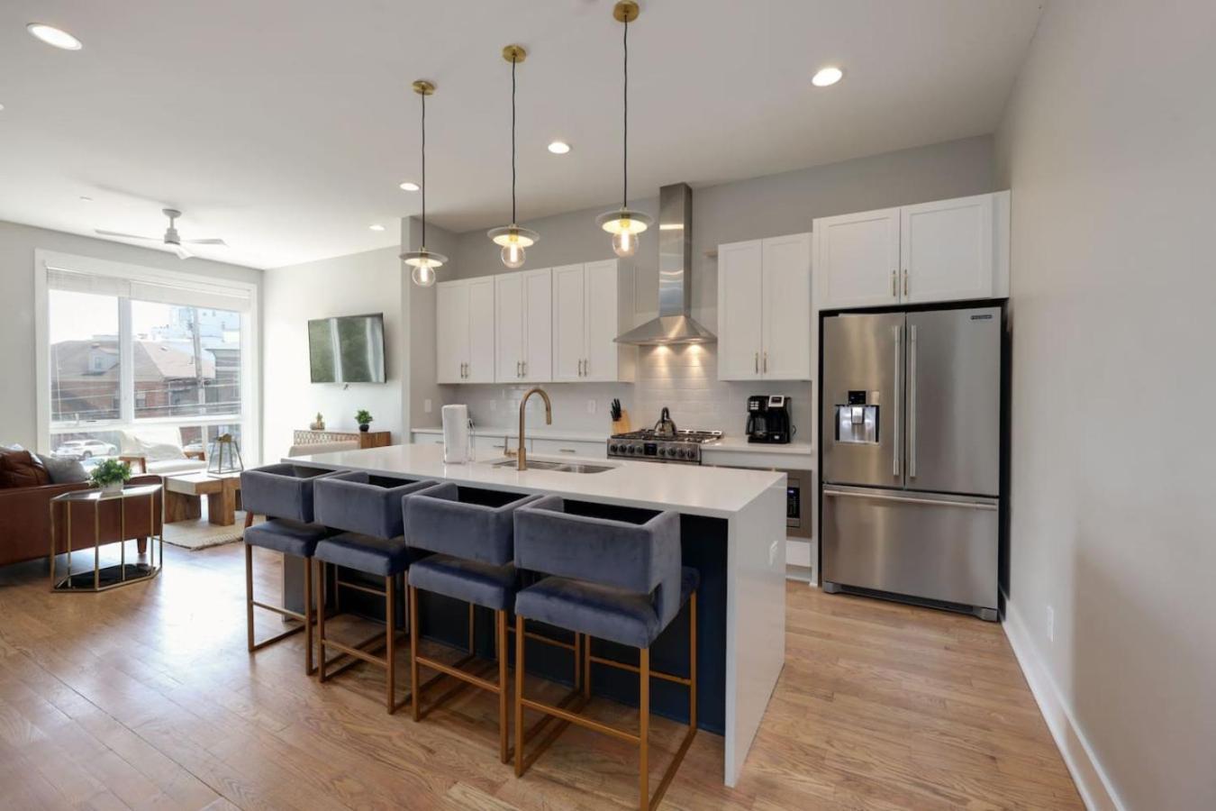 Two Townhomes Rooftop Lounges With Skyline Views