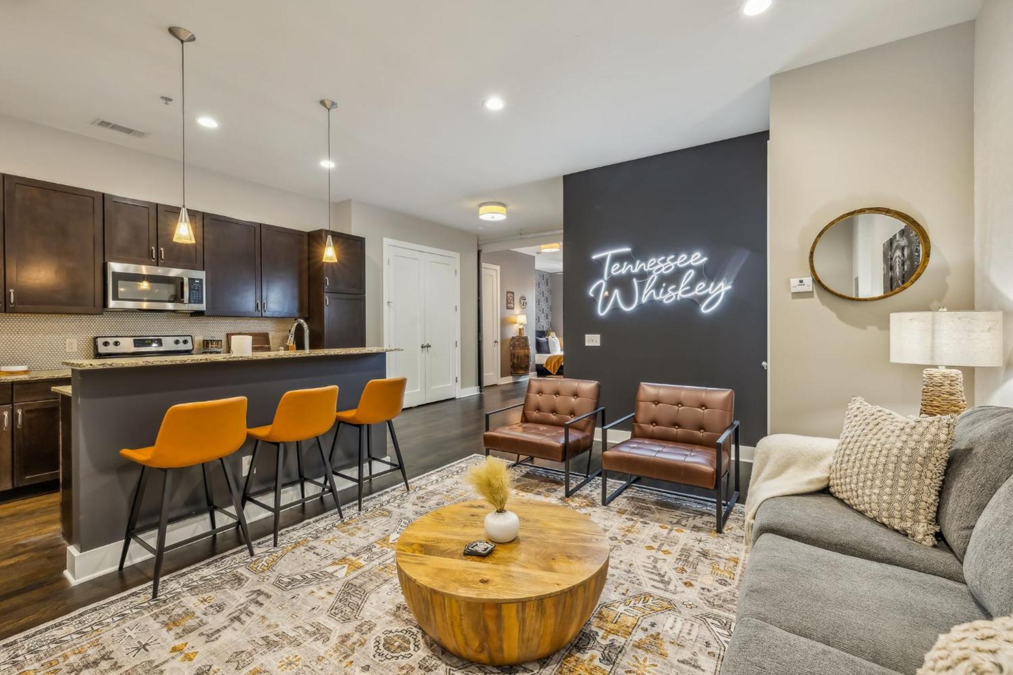 Holiday home The Tennessee Whiskey In West End-vandy- Uber To Broadway *