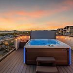 Disco Themed Hot Tub & Rooftop Decks In Nashville