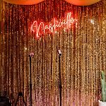 Glam Bachelorette Condo Stage & Neon Vibes