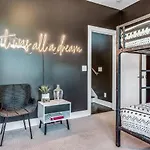 Big New And Modern With Skyline View Mural And Ping Pong Nashville