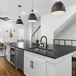 Modern With Large Patio Rooftop Deck And Garage Holiday home Nashville