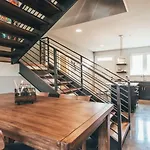 Rooftop Deck Modern Finishes With Charm Holiday home Nashville