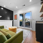 Mid-Century Luxury Rooftop Lounge Near Broadway