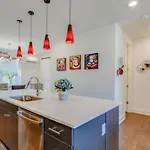 Sleek Large Retreat 9 Beds Modern Kitchen