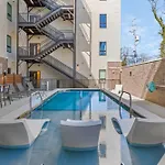 Chic Music Row Rooftop Deck With View Gym Office And Apartment *