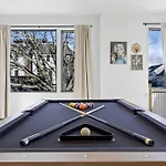 Rooftop Hot Tub Game Barrel Sauna