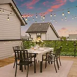 Rooftop, Firepit, King, Smart Tvs, 6Min Drive To Broadway