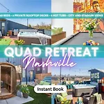 4 Rooftop Decks 4 Hot Tubs Game & Sauna Nashville