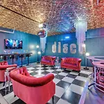 Disco Themed Hot Tub & Rooftop Decks In Holiday home