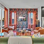 Disco Themed Hot Tub & Rooftop Decks In