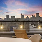 Skyline Views Rooftop Retreat Fire Pit Grill