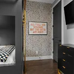 Elegant Nash Karaoke Haven With Rooftop Fire Table