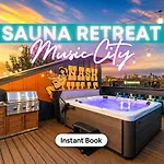 Rooftop Deck Hot Tub Game Downtown Nashville