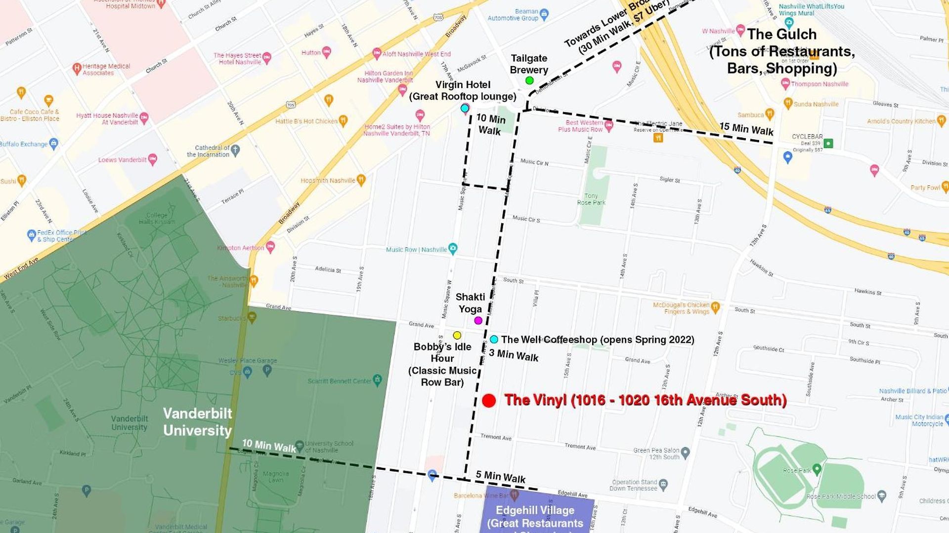 The Vinyl At Music Row - 1 Bedroom * Nashville