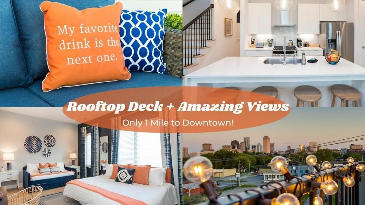 Holiday home 1 5 Miles To Broadway Rooftop Deck W Views