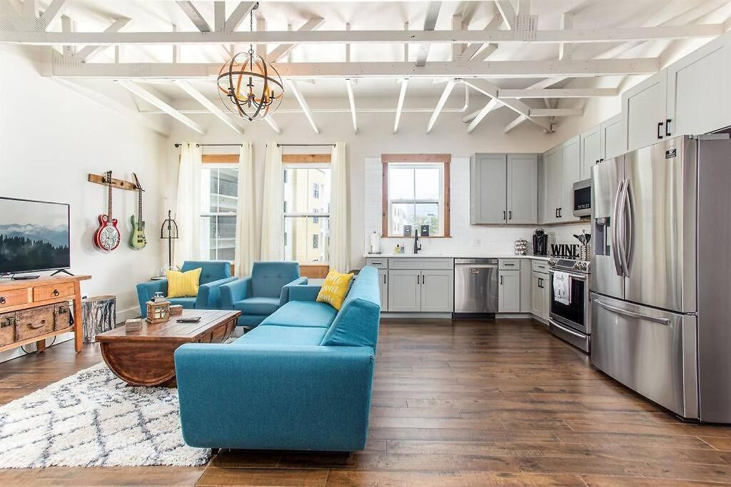 Historic Loft 2mi To Broadway On-site Speakeasy Apartment *