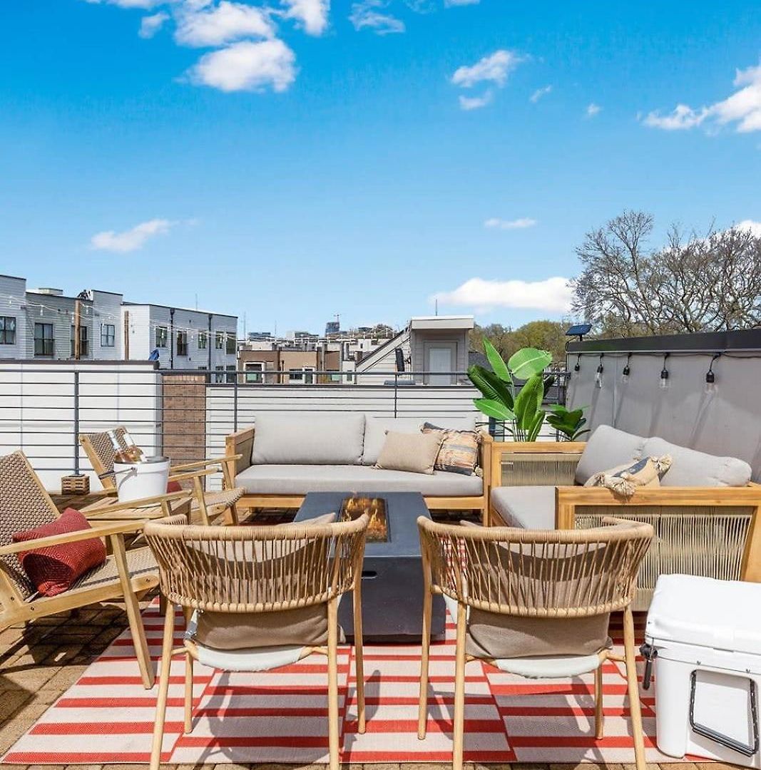 Holiday home The Hadden House - Rooftop Lounge With Firepit *