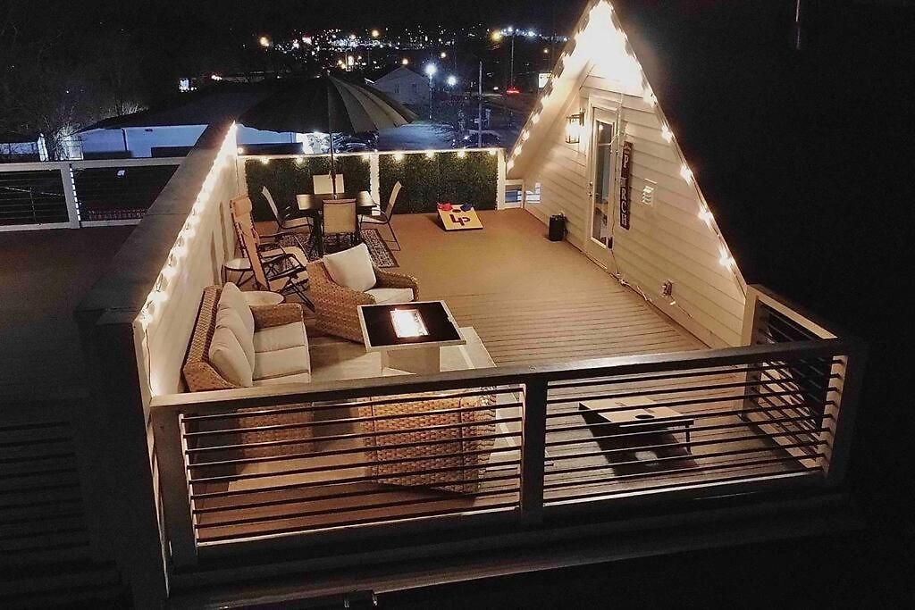 Spacious W Rooftop Deck And Mural! 10 Min 2 Dt Holiday home *