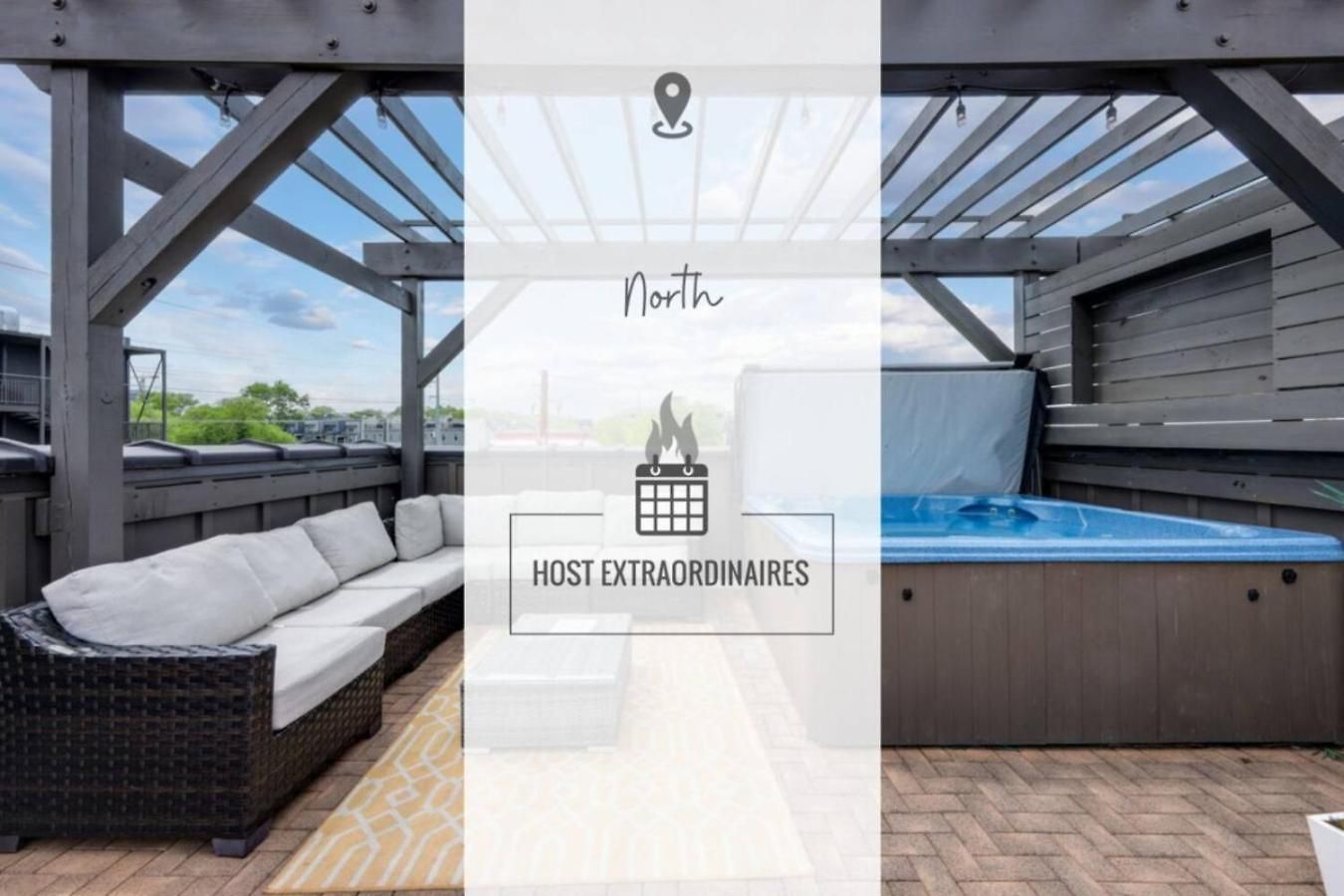 Red Radiance - Hot Tub - Dual Balconies Share Save Holiday home Nashville