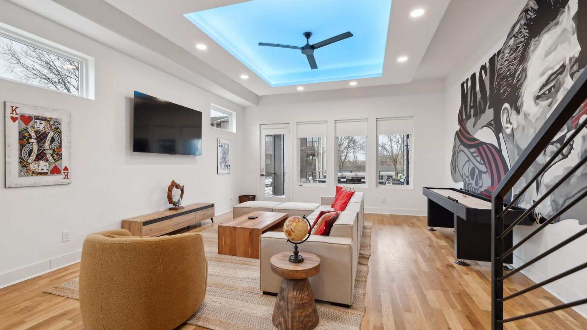 Holiday home New Modern Multi-level Pooltable & Rooftop Nashville