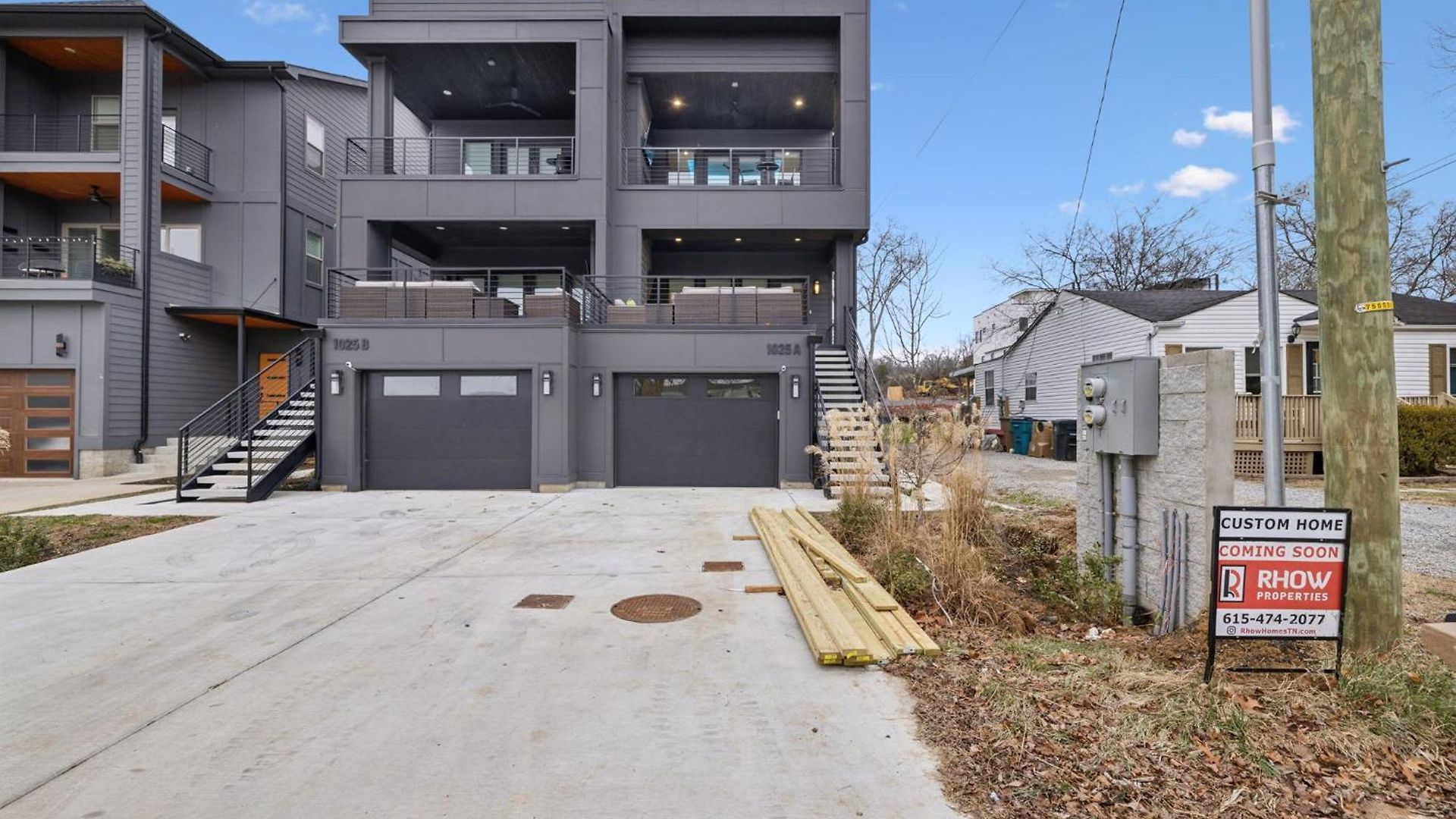 Sleek Multi-level Rooftop Views & Pool Table Holiday home Nashville