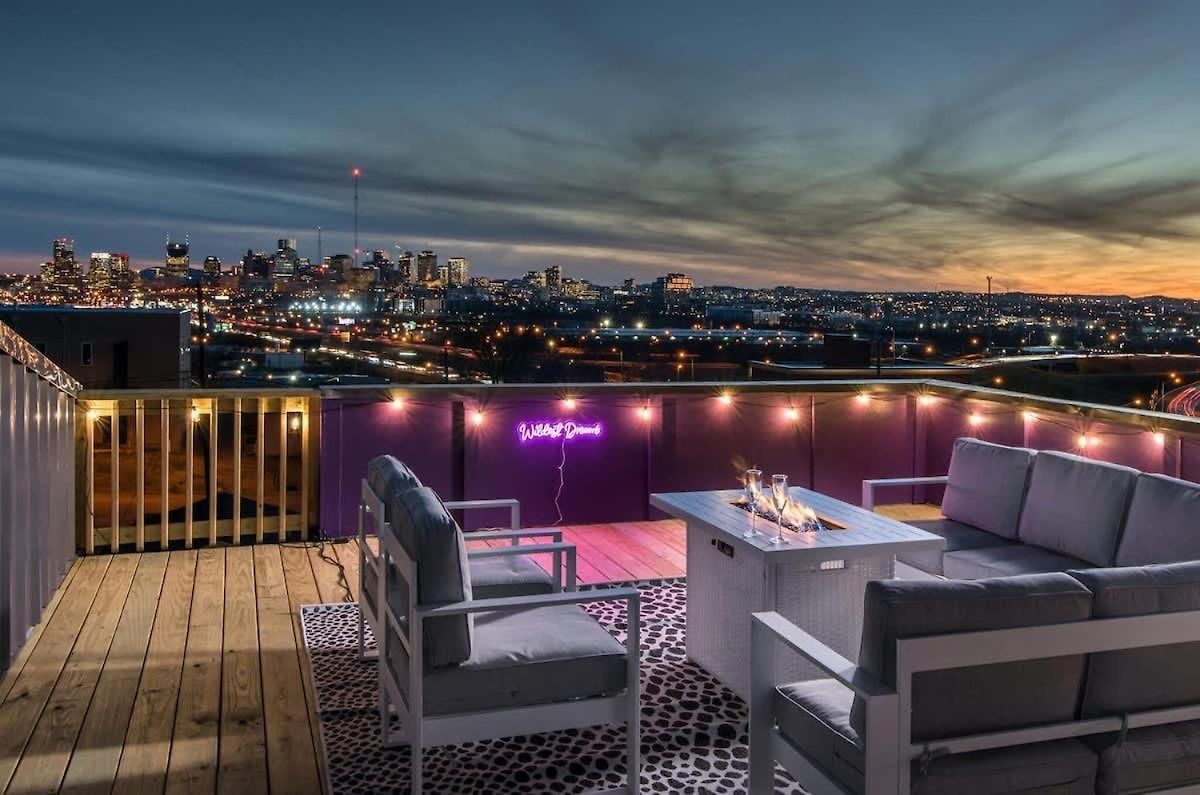 Rooftop Skyline Views - Private Hot Tub - Fire Pit * Nashville