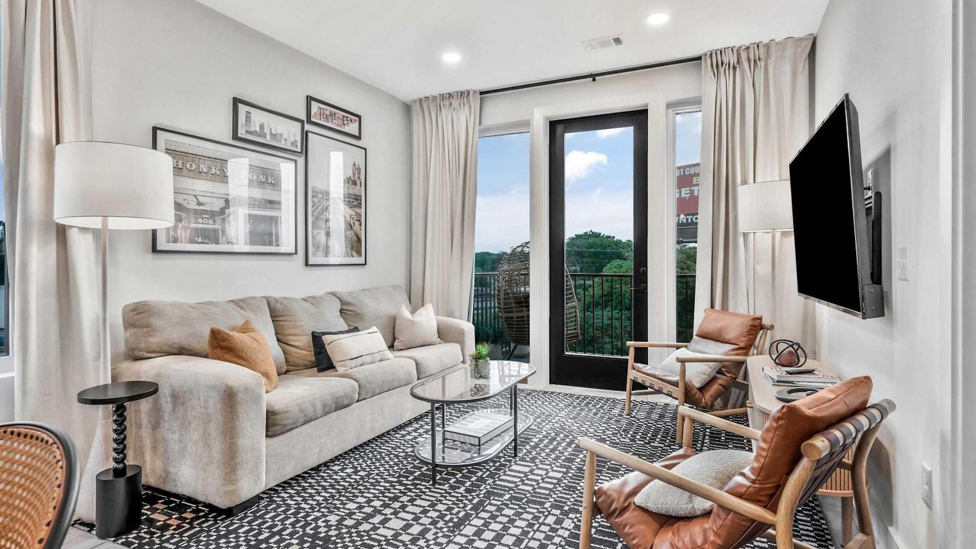 Penthouse View Flat Modern Design With Balcony Apartment