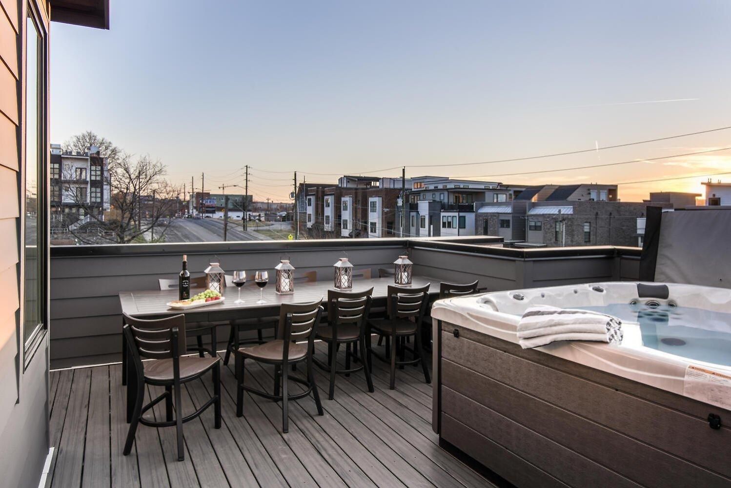 Urban Row - Rooftop Hottub - Heart Of Gulch * Nashville