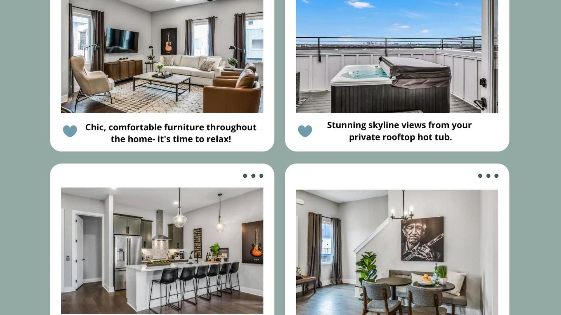 Stylish - Rooftop Deck - Hot Tub Nashville