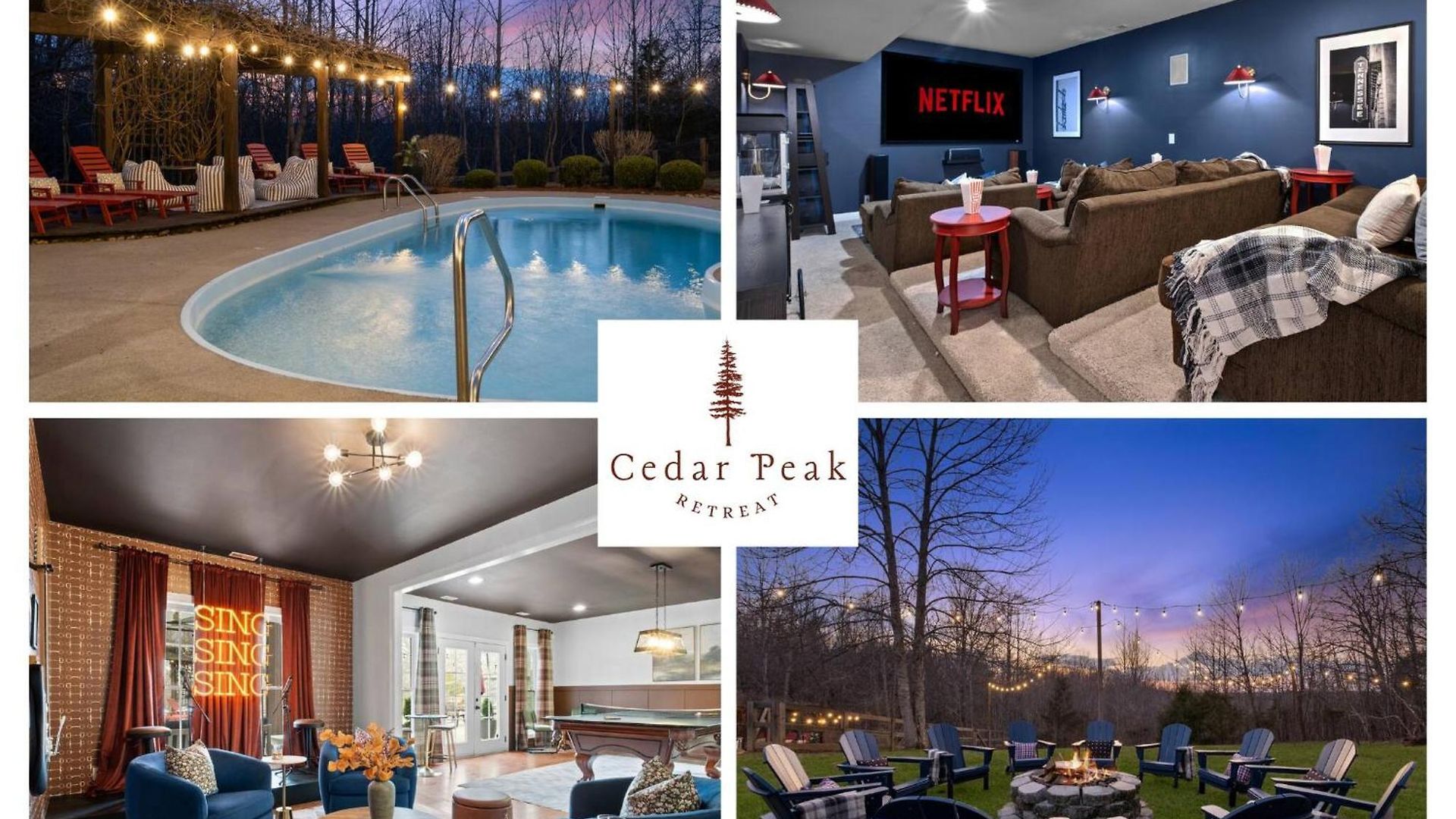 Retreat - Pool/hot Tub/karaoke/theatre + Holiday home