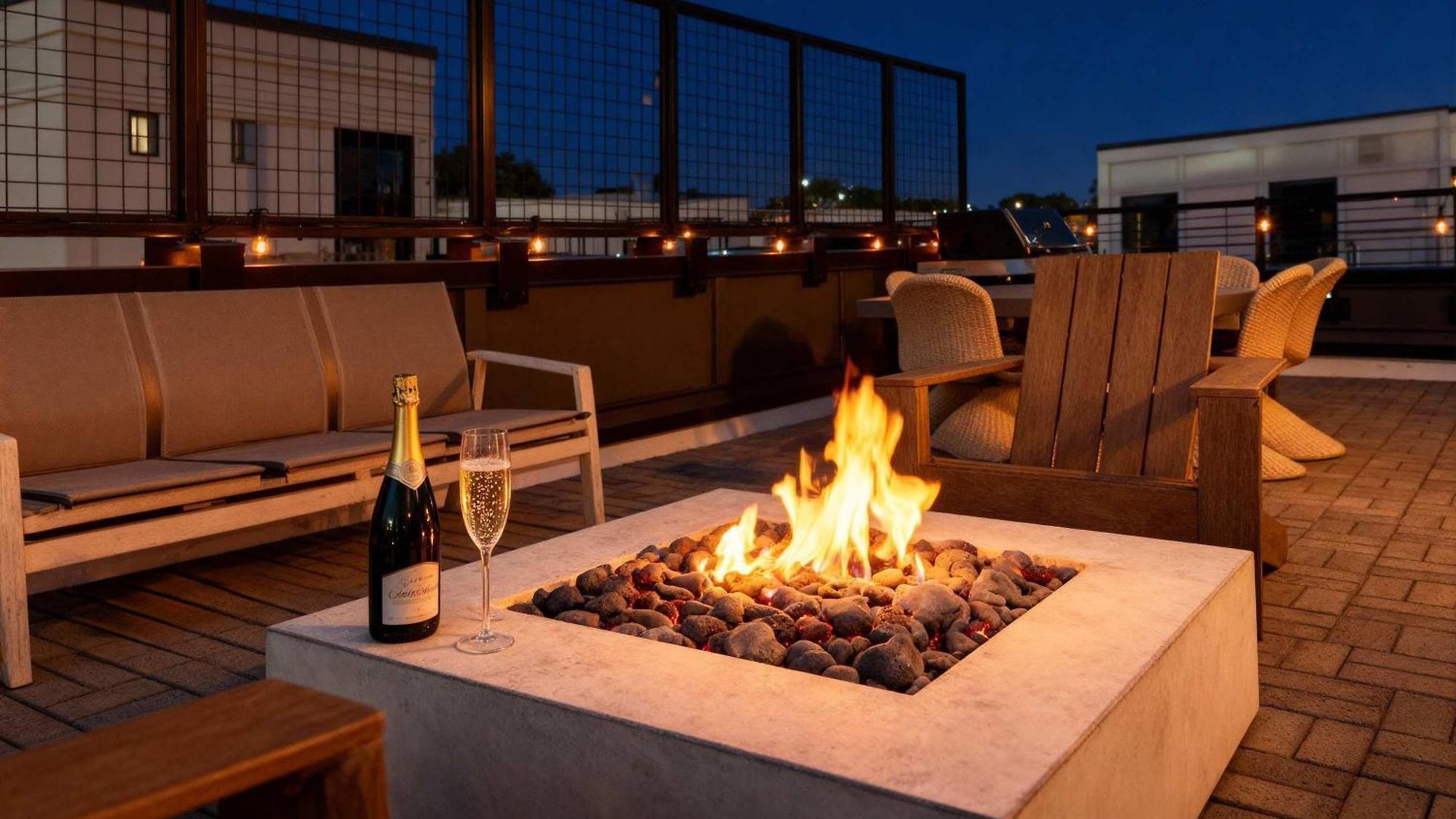 8br Rooftops With Hot Tub Fire Pit Skyline Views