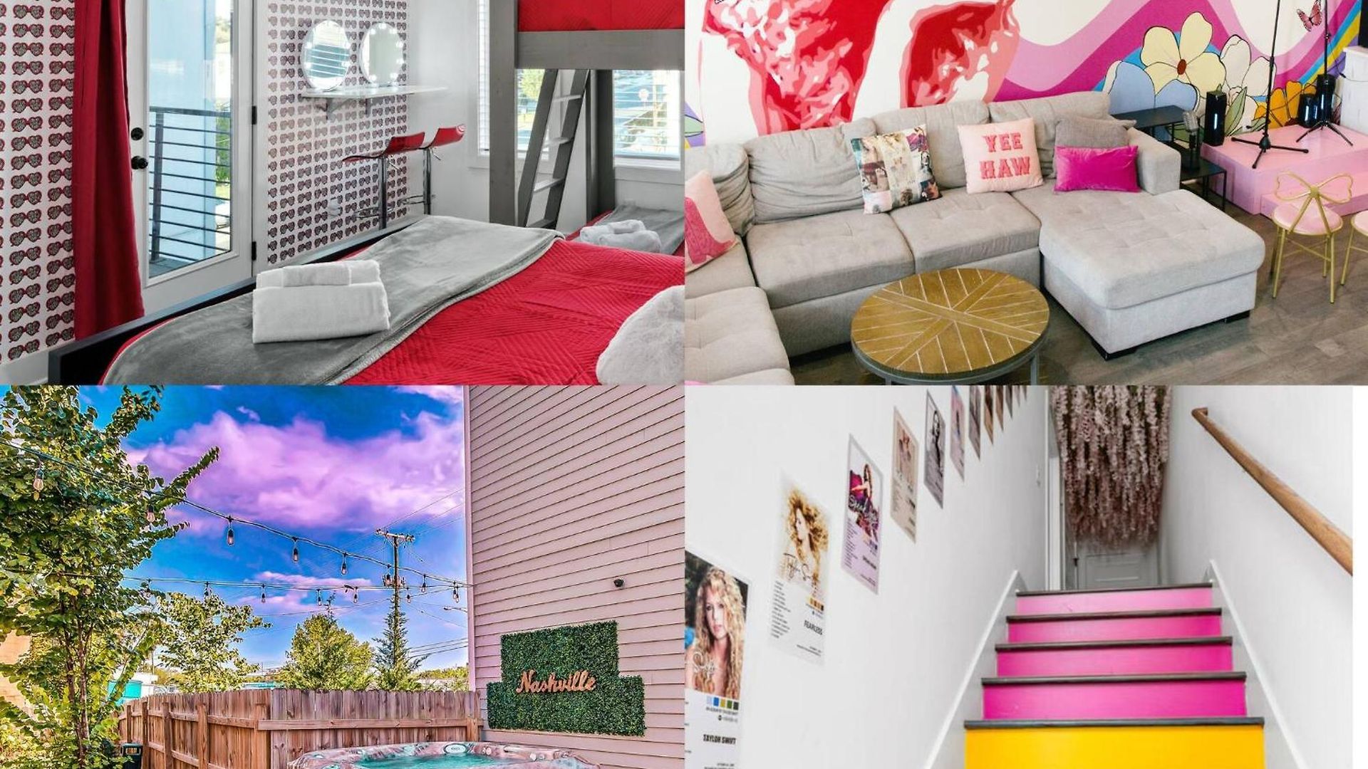 Hottub/karaoke-10min To Dt-9 Beds-swiftie's Nashville