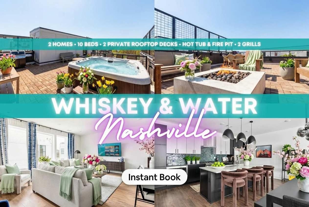 Holiday home Rooftop Hot Tub Fire Pit 6br Near Broadway