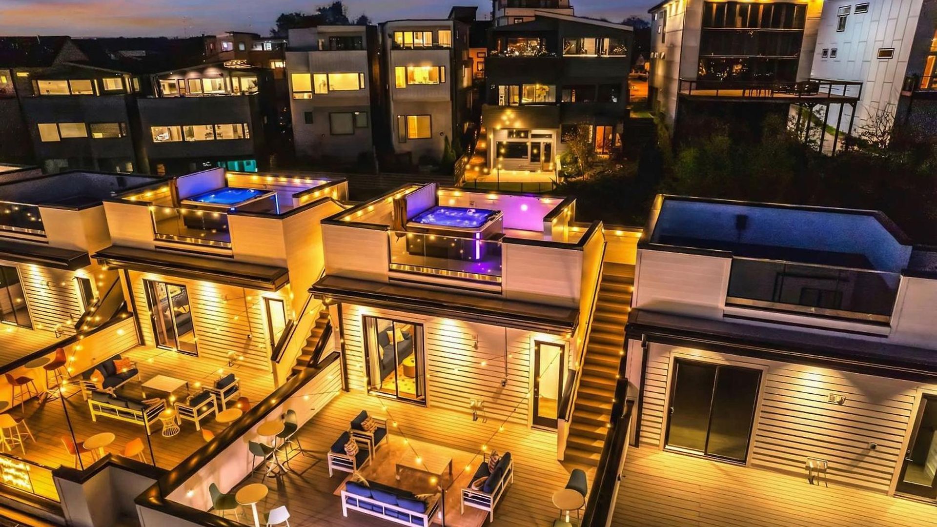 Taylor Swift Inspired Hot Tub Rooftop Deck Views