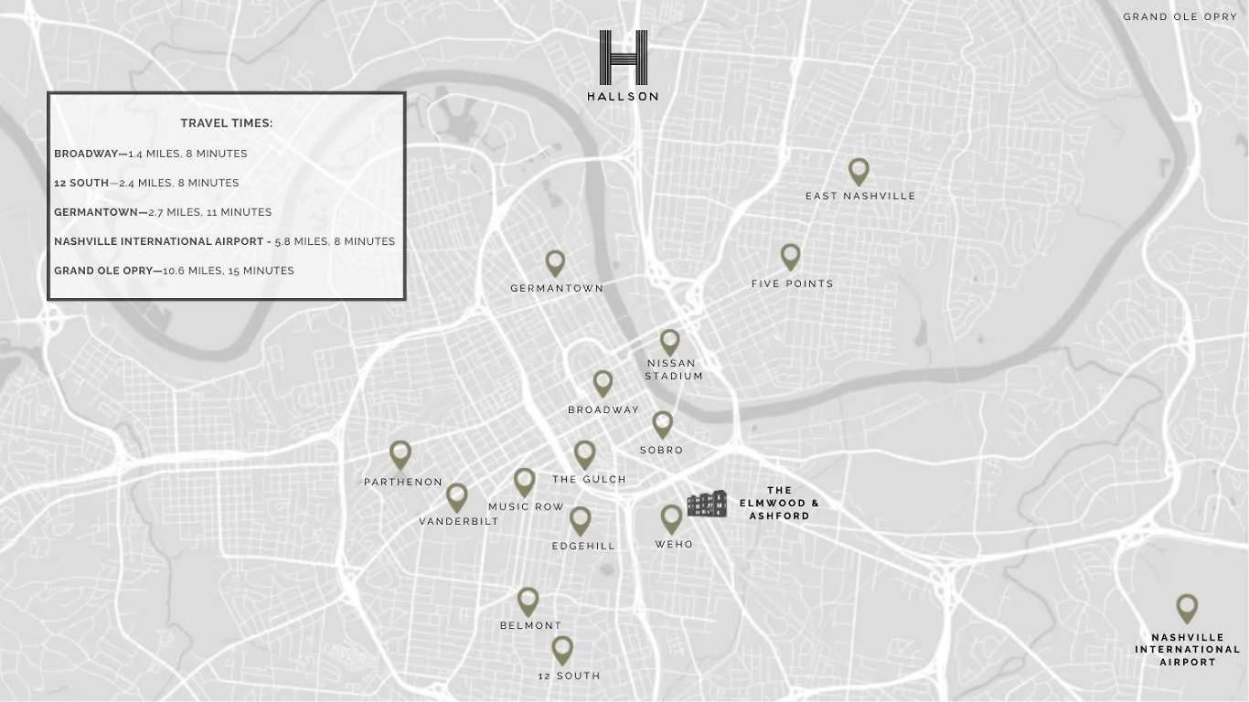 The Elmwood & Ashford - 8br Weho Rooftops Holiday home Nashville