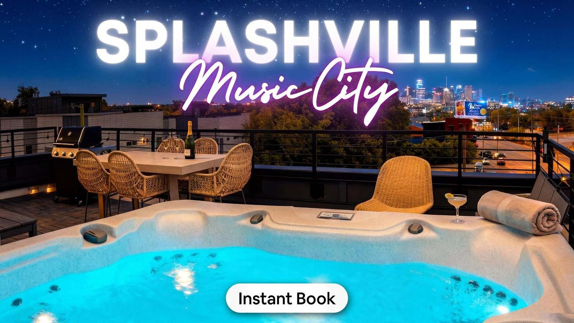 Luxe Group With Hot Tub & Rooftop Lounge